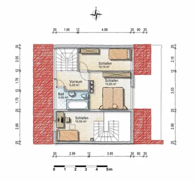 5-Zimmer-Wohnung mieten in Braunau am Inn – 102 m², € 1.050 – Bild 3 von 23