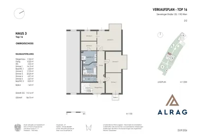 5-Zimmer-Wohnung kaufen in Wien – 184,87 m², € 1.390.000 – Bild 26 von 26