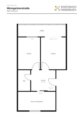 2-Zimmer-Wohnung kaufen in Innsbruck – 56,99 m², € 315.000 – Bild 8 von 8