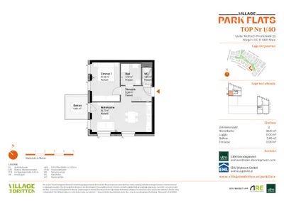 2-Zimmer-Wohnung kaufen in Wien – 43,61 m², € 409.000 – Bild 10 von 10