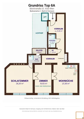 3-Zimmer-Wohnung kaufen in Wien – 89,07 m², € 640.000 – Bild 17 von 17