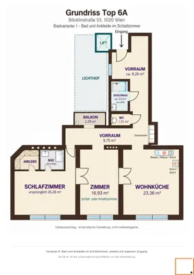 3-Zimmer-Wohnung kaufen in Wien – 89,07 m², € 640.000 – Bild 16 von 17