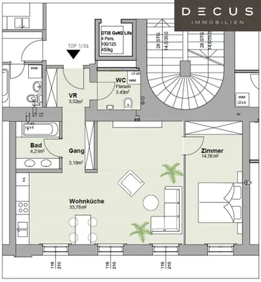 2-Zimmer-Wohnung kaufen in Mödling – 63,22 m², € 449.000 – Bild 28 von 29