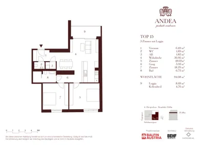 3-Zimmer-Wohnung kaufen in Wien – 94,08 m², € 1.439.000 – Bild 9 von 10