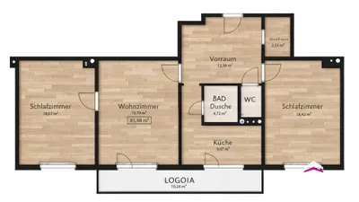 3-Zimmer-Wohnung kaufen in Wien – 85,98 m², € 429.000 – Bild 20 von 20
