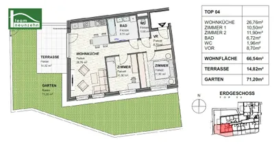 3-Zimmer-Wohnung mieten in Sankt Pölten – 66,54 m², € 1.141 – Bild 21 von 21