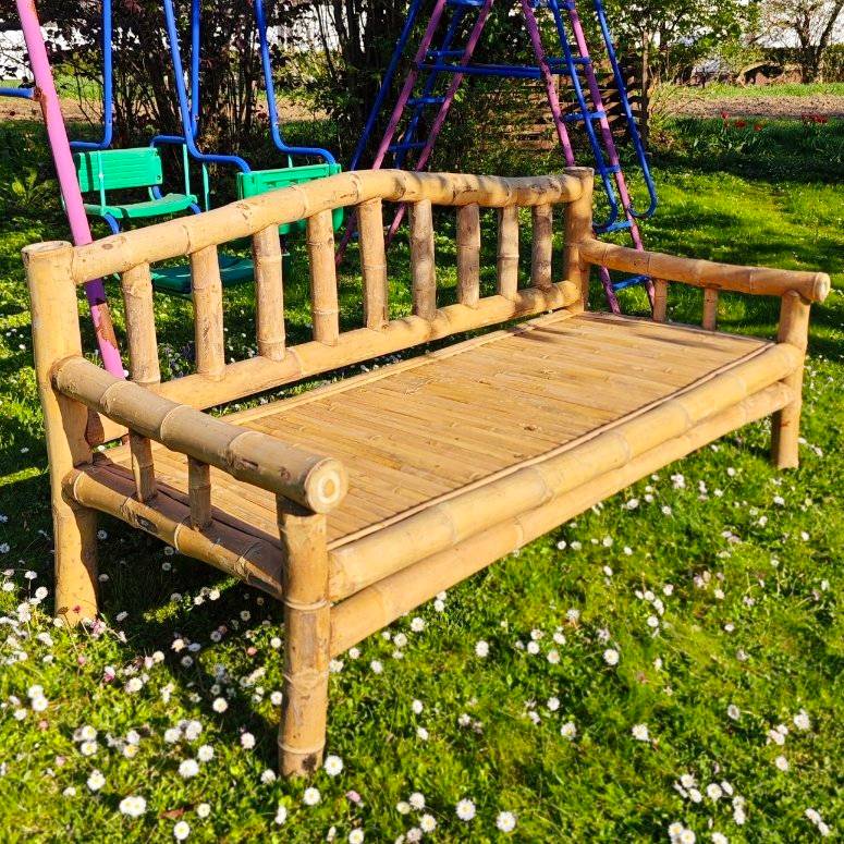 Groe Bambus Gartenbank/ Couch - massiv & handgemacht - Bali Stil,  750,-  (7123 Mnchhof) - willhaben