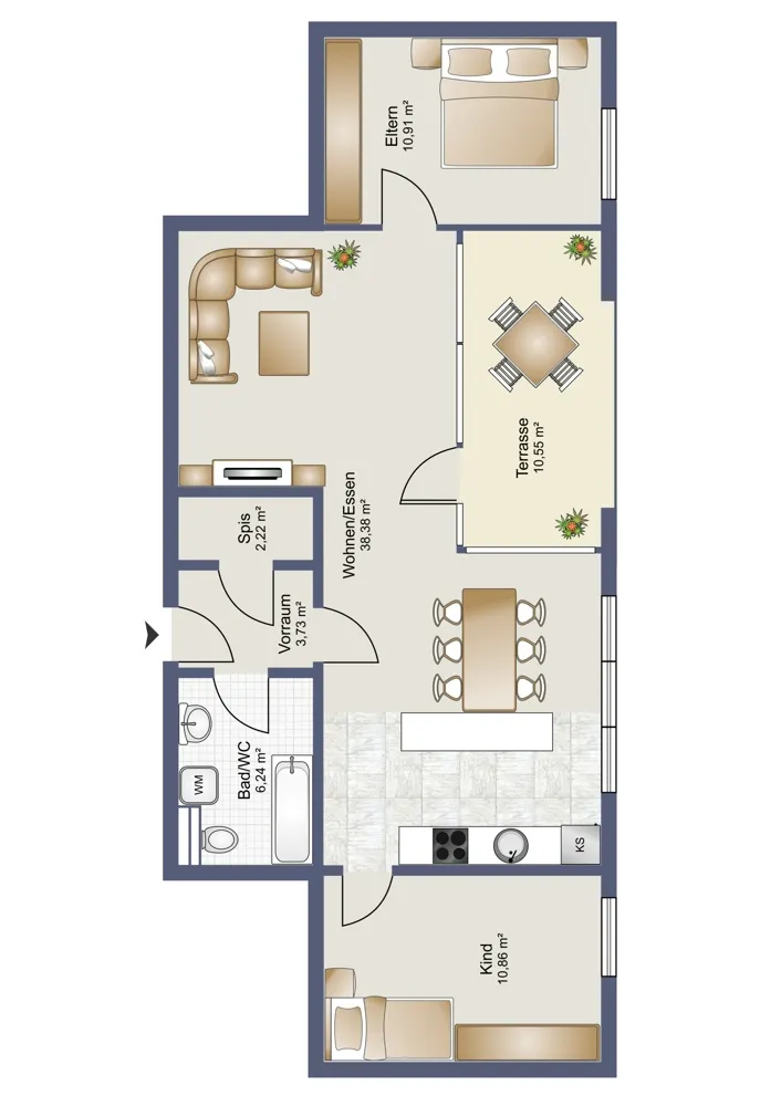 Wohnung – Göfis - Ansicht 2