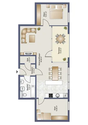3-Zimmer-Wohnung kaufen in Feldkirch – 72,85 m², € 345.000 – Bild 2 von 5