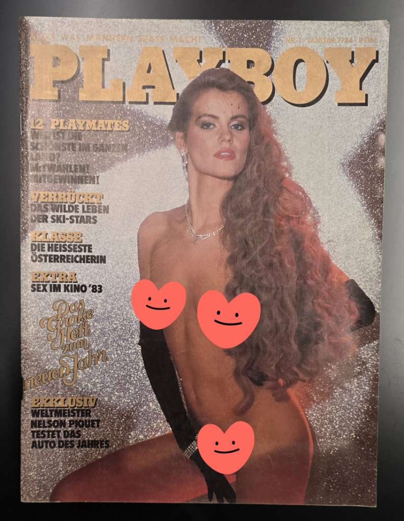 (verkauft) Playboy Magazin 1/1984 - Zeitschrift - Vintage Retro