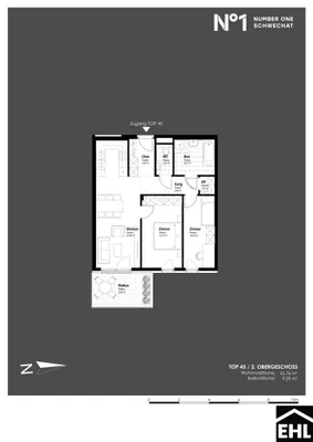 Immobilie kaufen in Bruck an der Leitha – 65,76 m², € 337.700 – Bild 10 von 10