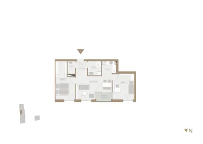 3-Zimmer-Wohnung mieten in Graz – 54,83 m², € 830 – Bild 10 von 10