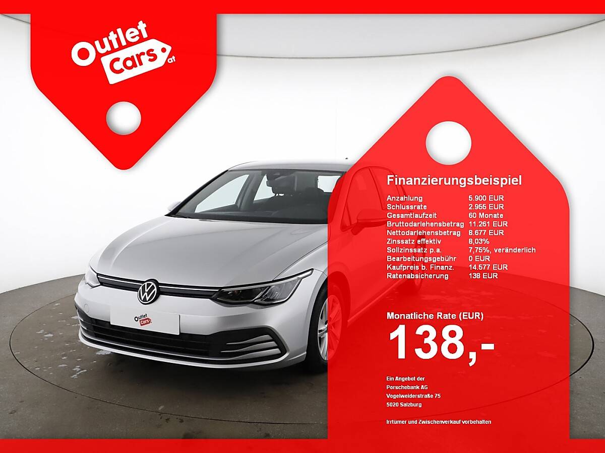 VW Golf VIII 2.0 TDI Life ASSIST+CARPLAY+LED+NAVI