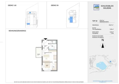 2-Zimmer-Wohnung kaufen in Sankt Johann im Pongau – 49,69 m² – Bild 2 von 3