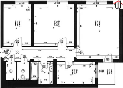3-Zimmer-Wohnung mieten in Sankt Pölten – 84 m², € 1.024 – Bild 13 von 15