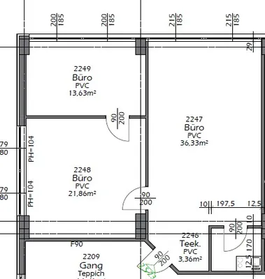 3-Zimmer-Gewerbeimmobilie mieten in Wels – 79 m², € 951 – Bild 11 von 11