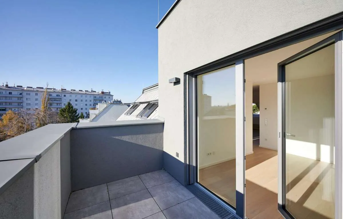 Ihr neues Zuhause: 4-Zimmer-Wohnung mit hofseitigerTerrasse nahe Donau - ERSTBEZUG! - Widok 2