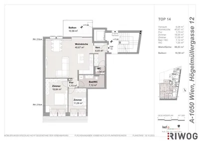 3-Zimmer-Wohnung kaufen in Wien – 86,83 m², € 669.000 – Bild 18 von 18