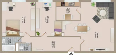 3-Zimmer-Wohnung mieten in Wien – 96,35 m², € 1.480 – Bild 29 von 29
