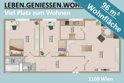VIEL PLATZ ZUM WOHNEN AUF 96 M²