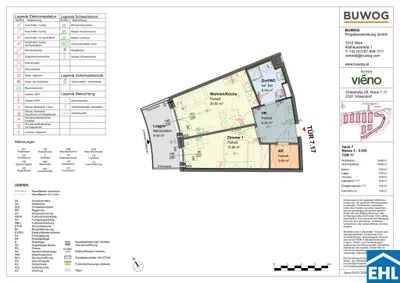 2-Zimmer-Wohnung mieten in Mödling – 54,48 m², € 1.217 – Bild 11 von 11