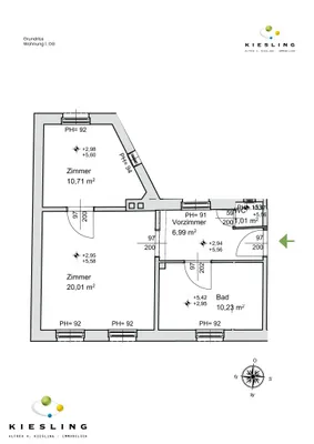 2-Zimmer-Wohnung mieten in Mödling – 60,15 m², € 750 – Bild 18 von 19