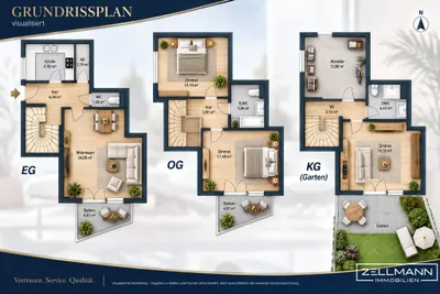 4-Zimmer-Haus mieten in Wien – 123,9 m², € 2.250 – Bild 4 von 24