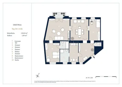 4-Zimmer-Wohnung kaufen in Wien – 118,44 m², € 699.000 – Bild 17 von 17