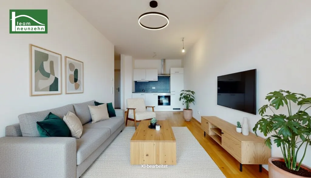 Hochwertige 2-Zimmer-Wohnung mit großer Freifläche - Wohnen im Brauquartier! - Ansicht 2