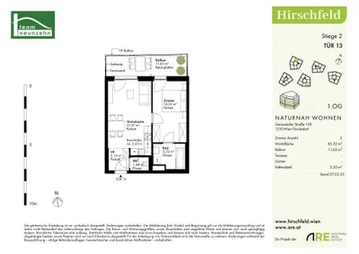 Immobilie kaufen in Wien – 45,32 m², € 236.000 – Bild 24 von 24