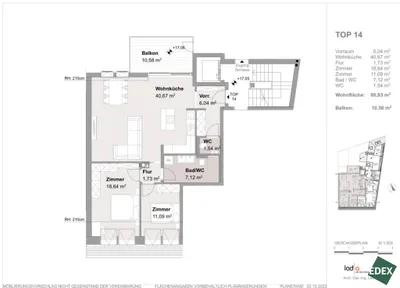 3-Zimmer-Wohnung kaufen in Wien – 86,83 m², € 669.000 – Bild 16 von 16