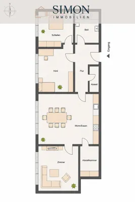 4-Zimmer-Wohnung mieten in Sankt Johann im Pongau – 62 m², € 650 – Bild 7 von 7
