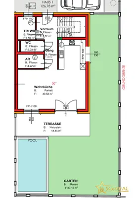 5-Zimmer-Haus kaufen in Baden – 126,78 m², € 699.000 – Bild 34 von 41