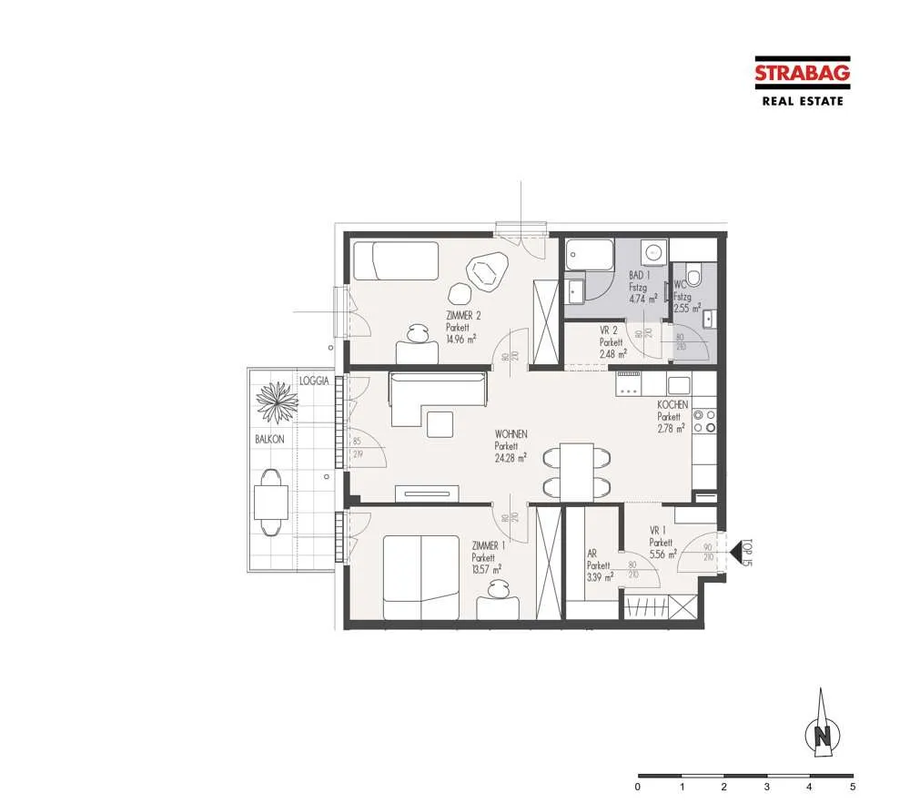 MEIN:G - Wunderschöne 3-Zimmer Eck-Wohnung - Ansicht 2