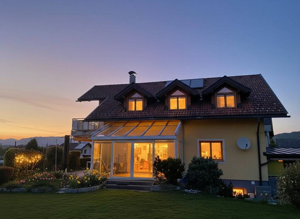 Idyllisches Familienrefugium: Gepflegtes Wohnhaus mit Traumgarten und atemberaubender Aussicht - Ansicht 3