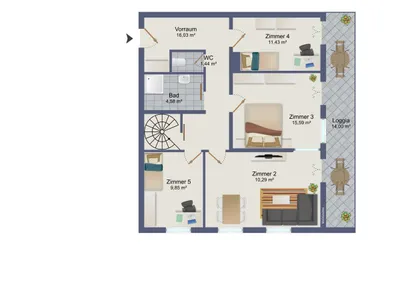 4-Zimmer-Wohnung kaufen in Südoststeiermark – 93 m², € 169.000 – Bild 13 von 13
