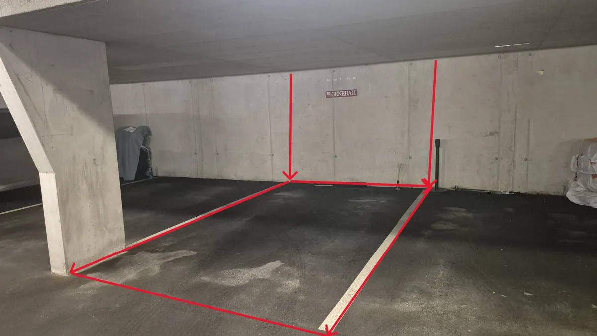 Tiefgaragenabstellplatz Götzens Kirchstrasse 33 "Provisionsfrei" - Ansicht 3