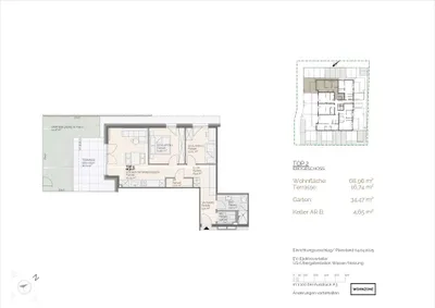 3-Zimmer-Wohnung kaufen in Ried im Innkreis – 68,96 m², € 331.000 – Bild 5 von 7