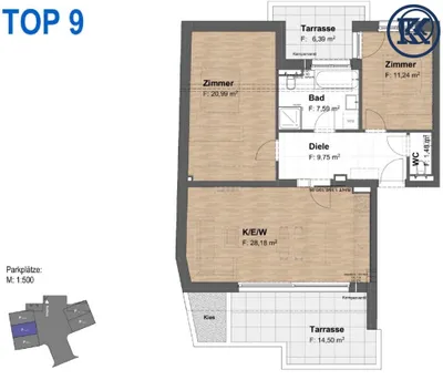 3-Zimmer-Wohnung kaufen in Wien – 79,76 m², € 599.900 – Bild 61 von 65