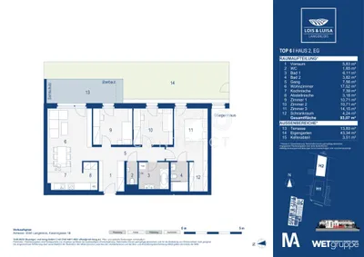 4-Zimmer-Wohnung kaufen in Krems Land – 93,07 m², € 439.000 – Bild 11 von 11