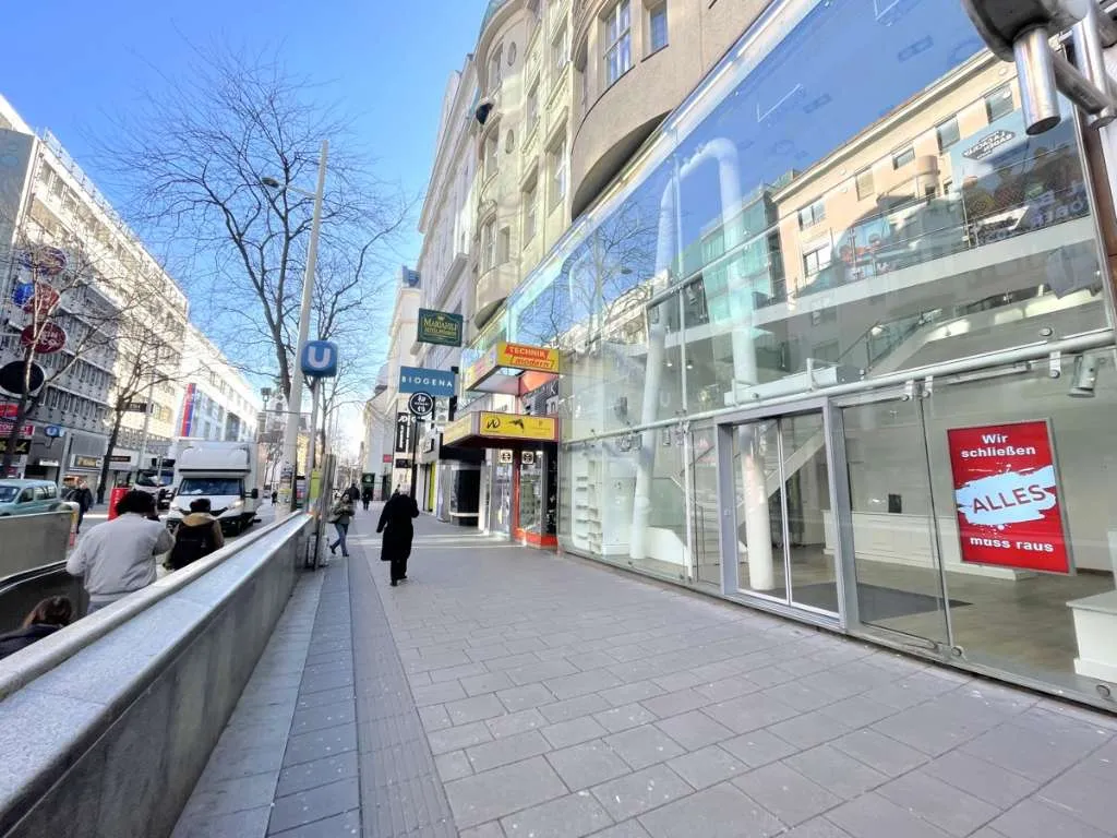 Geschäftslokal mit exklusiver Sichtbarkeit auf der Mariahilfer Straße - Widok 2
