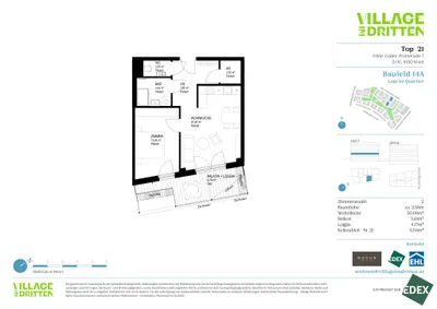 2-Zimmer-Wohnung kaufen in Wien – 50,68 m², € 418.000 – Bild 11 von 11