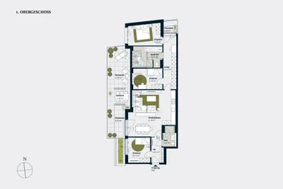 4-Zimmer-Wohnung kaufen in Wien – 107,44 m², € 1.020.700 – Bild 2 von 12
