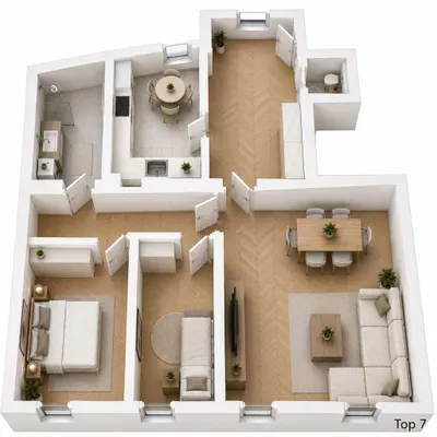 2-Zimmer-Wohnung kaufen in Wien – 71,51 m², € 490.000 – Bild 2 von 9