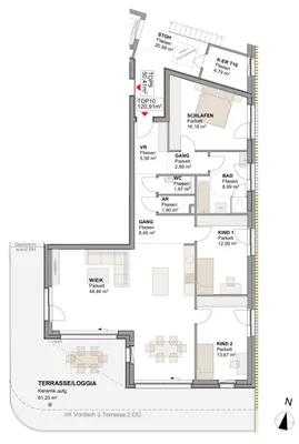 4-Zimmer-Wohnung kaufen in Linz Land – 121 m², € 649.000 – Bild 8 von 9