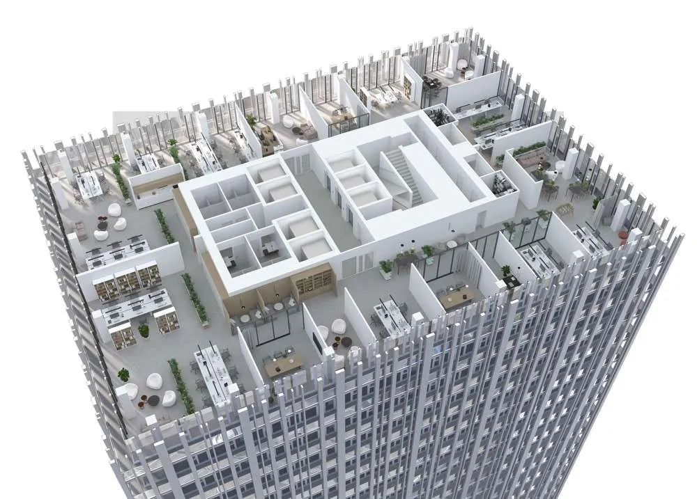 VIENNA TWENTYTWO - TOWER OFFICES | PROJEKT – pohled 2