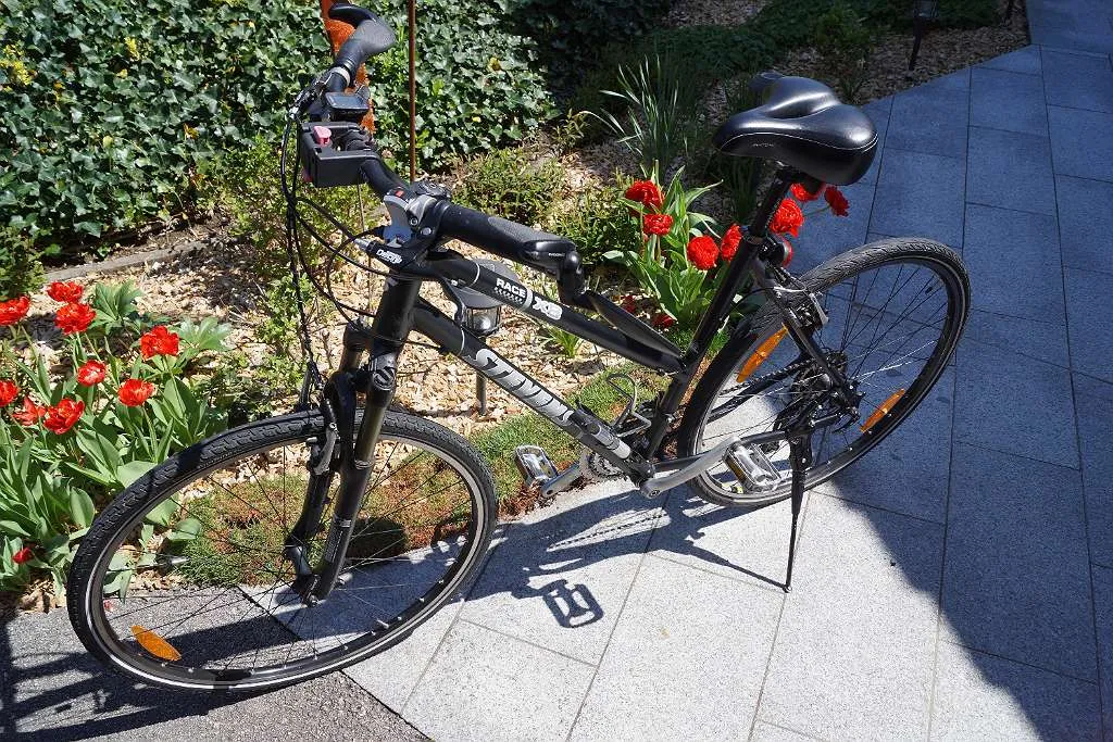 tickettothemoon hängematte Travel Hammock King Size Frame Size & Paint:51cm (40cm reach)/ Night Garten-Deko: Oma's altes Fahrrad even taller peoples heads gelwrap