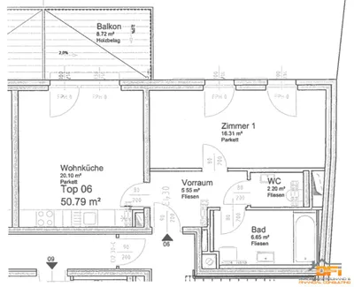 2-Zimmer-Wohnung kaufen in Wien – 50,79 m², € 329.000 – Bild 16 von 16