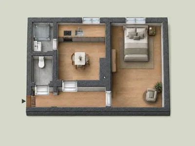 2-Zimmer-Wohnung mieten in Graz – 27,73 m², € 590 – Bild 9 von 9
