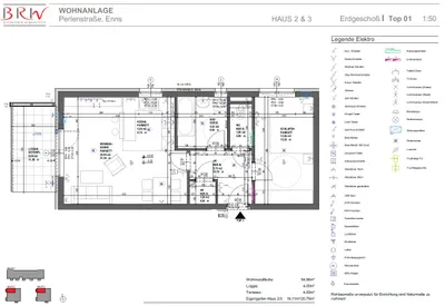 2-Zimmer-Wohnung mieten in Linz Land – 58,96 m², € 701 – Bild 2 von 4